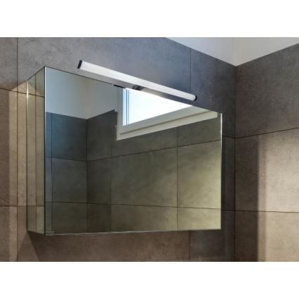 LED-belysning til badeværelsesspejl LED/12W/230V 59,5 cm IP44 sort