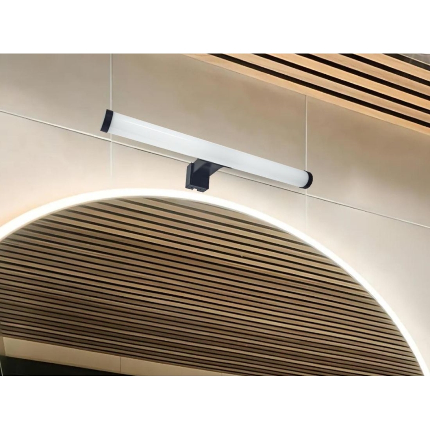 LED-belysning til badeværelsesspejl LED/8W/230V 30 cm IP44 sort