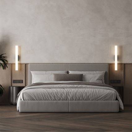 LED-spejlbelysning til badeværelse LINEA LED/8W/230V 3000/4000/6000K IP44 45 cm sort