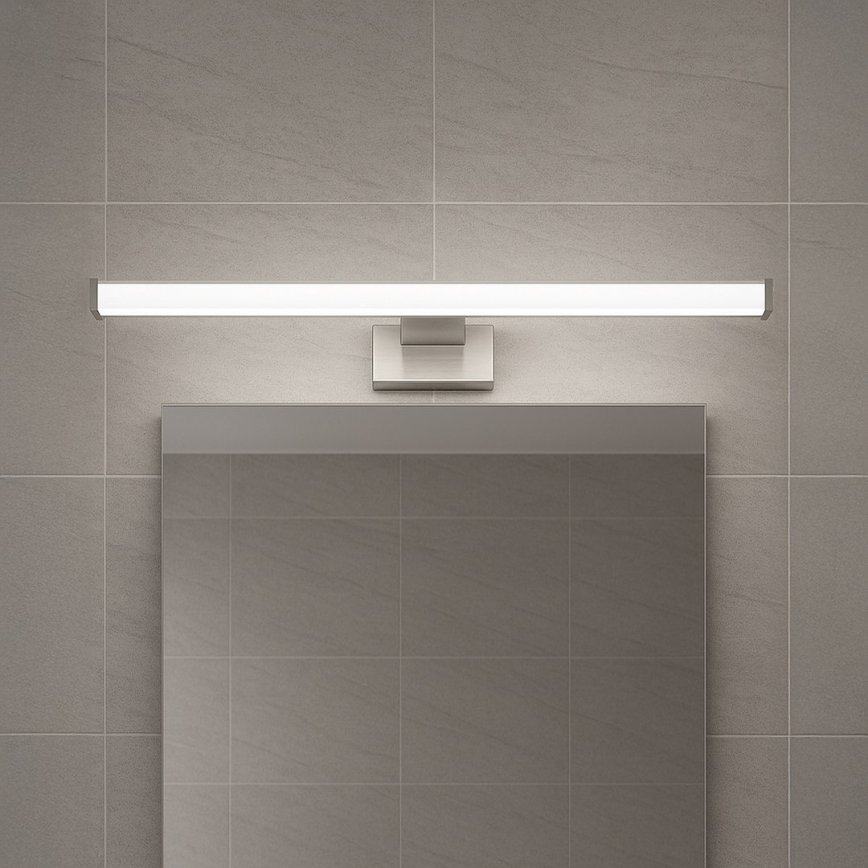 LED belysning til badeværelsesspejl MIRORE LED/8W/230V 40 cm IP44 poleret krom