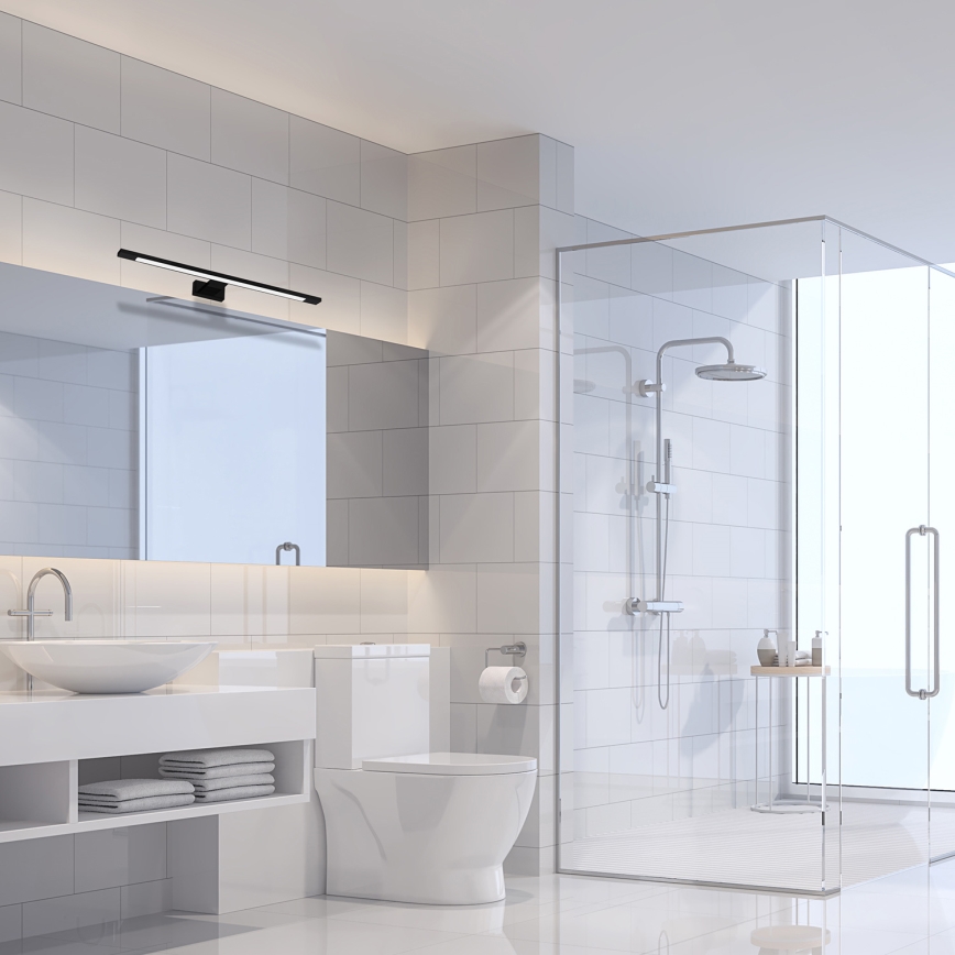 LED-belysning til badeværelsesspejl SHINE LED/12W/230V 60 cm IP44 sort