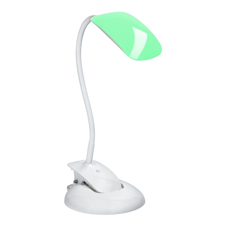 LED bordlampe dæmpbar base og klips LED/5W/230V