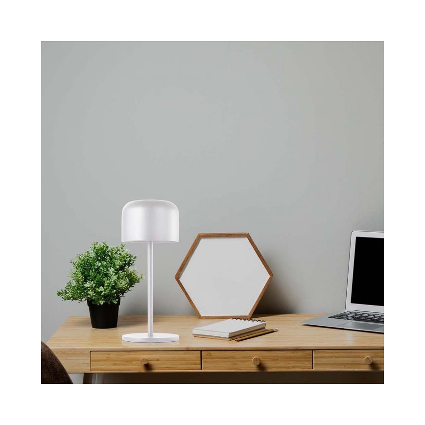 LED Genopladelig bordlampe m. touch-funktion dæmpbar LED/1,5W/5V 2700-5700K IP54 2200 mAh hvid