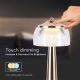 LED Genopladelig bordlampe m. touch-funktion dæmpbar LED/1W/5V 3000-6000K 1800 mAh Rosenguld