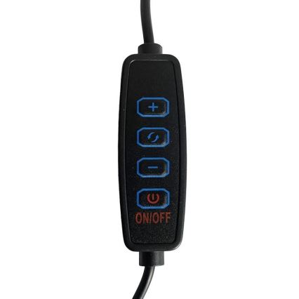 LED bordlampe dæmpbar LED/28W/230V 3000/4000/6500K skinnende krom