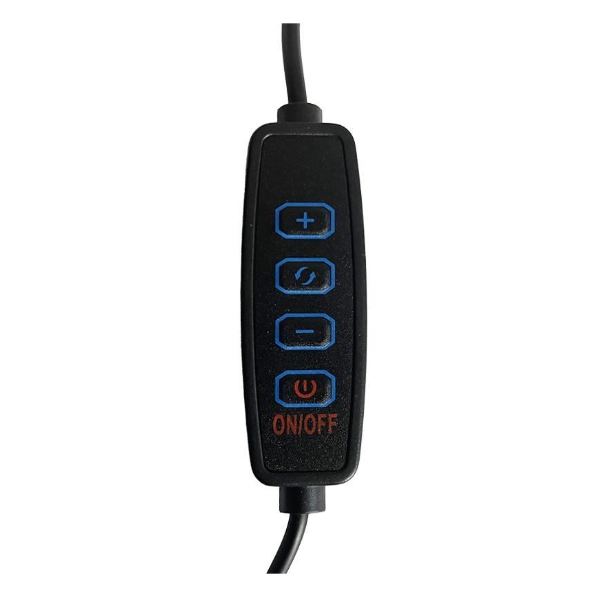 LED bordlampe dæmpbar LED/28W/230V 3000/4000/6500K skinnende krom