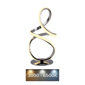 LED bordlampe dæmpbar LED/28W/230V 3000/4000/6500K skinnende krom