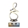LED bordlampe dæmpbar LED/28W/230V 3000/4000/6500K skinnende krom