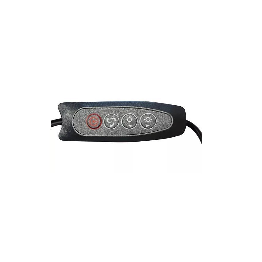 LED bordlampe dæmpbar med forstørrelsesglas LED/6W/5V 3000K/4000K/6000K sort