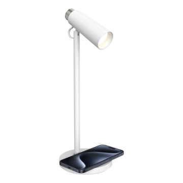 LED bordlampe dæmpbar med trådløs Qi opladning TIT LED/12W/230V hvid