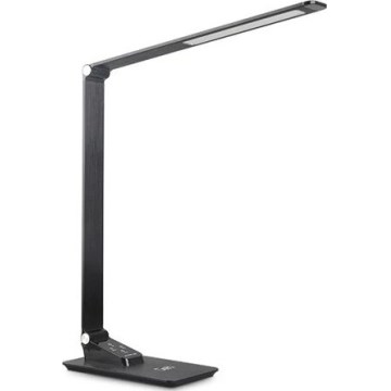 LED bordlampe dæmpbar med USB LED/7W/230V 3000K/4000K/5500K sort