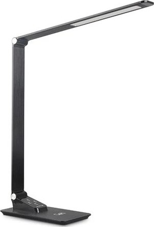 LED bordlampe dæmpbar med USB LED/7W/230V 3000K/4000K/5500K sort