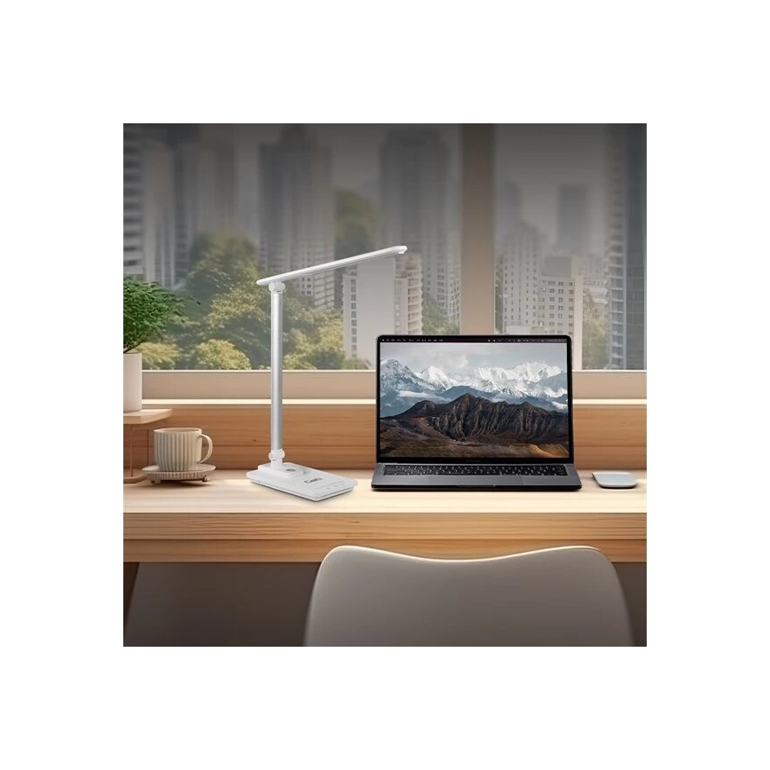 LED bordlampe dæmpbar med USB LED/9W/230V 3000K/4000K/5500K hvid