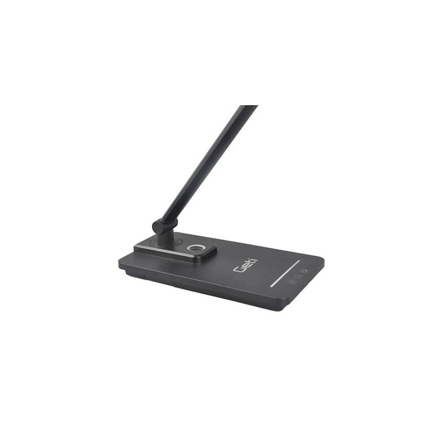 LED bordlampe dæmpbar med USB LED/9W/230V 3000K/4000K/5500K sort