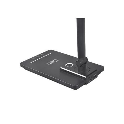 LED bordlampe dæmpbar med USB LED/9W/230V 3000K/4000K/5500K sort