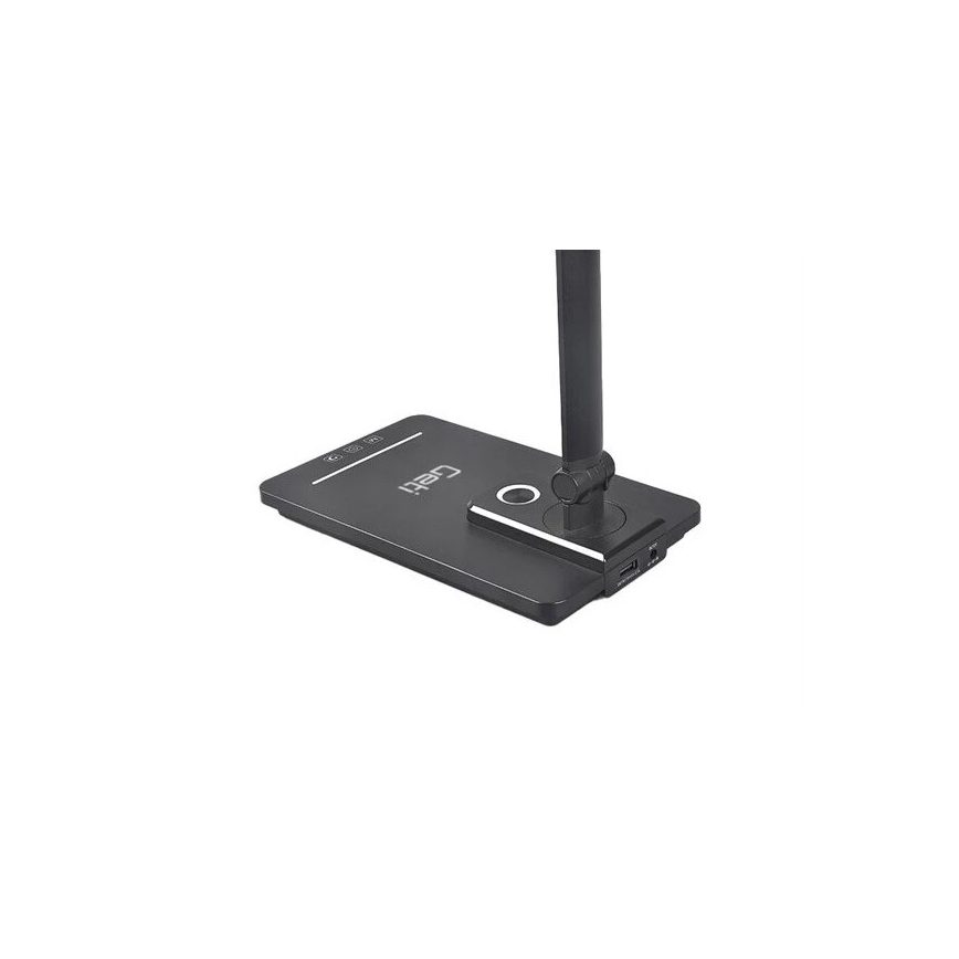 LED bordlampe dæmpbar med USB LED/9W/230V 3000K/4000K/5500K sort