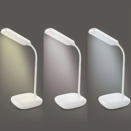 LED bordlampe dæmpbar og fleksibel LED/12W/230V 3000K/4000K/6500K hvid