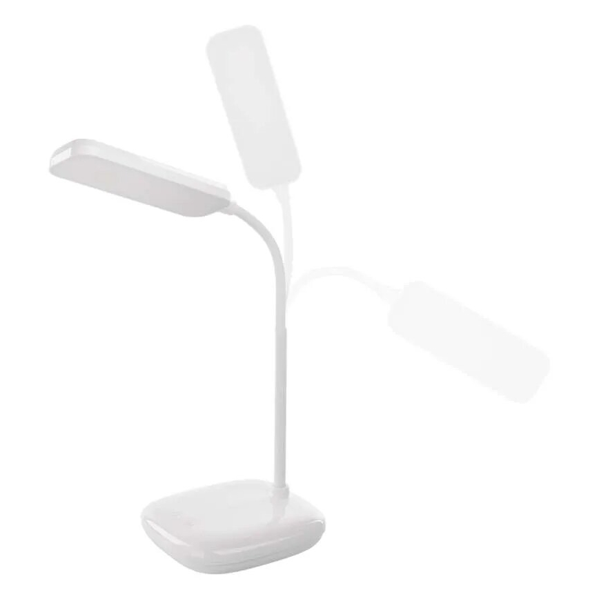 LED bordlampe dæmpbar og fleksibel LED/12W/230V 3000K/4000K/6500K hvid