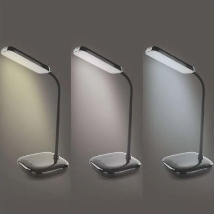 LED bordlampe dæmpbar og fleksibel LED/12W/230V 3000K/4000K/6500K sort