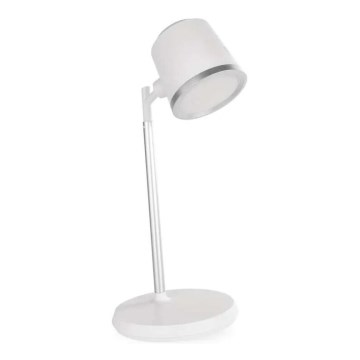LED bordlampe dæmpbar og genopladelig 4-i-1 LED/6W/3,7V 3000K/4000K/6500K 1500mAh hvid