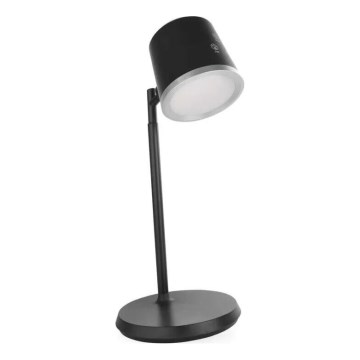 LED bordlampe dæmpbar og genopladelig 4-i-1 LED/6W/3,7V 3000K/4000K/6500K 1500mAh sort