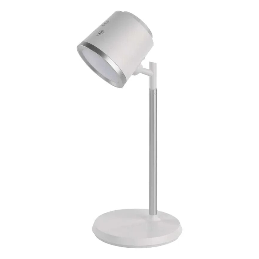 LED bordlampe dæmpbar og genopladelig 4-i-1 LED/6W/3,7V 3000K/4000K/6500K 1500mAh hvid