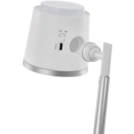 LED bordlampe dæmpbar og genopladelig 4-i-1 LED/6W/3,7V 3000K/4000K/6500K 1500mAh hvid
