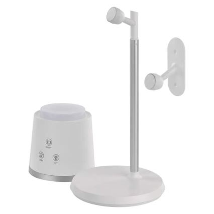 LED bordlampe dæmpbar og genopladelig 4-i-1 LED/6W/3,7V 3000K/4000K/6500K 1500mAh hvid