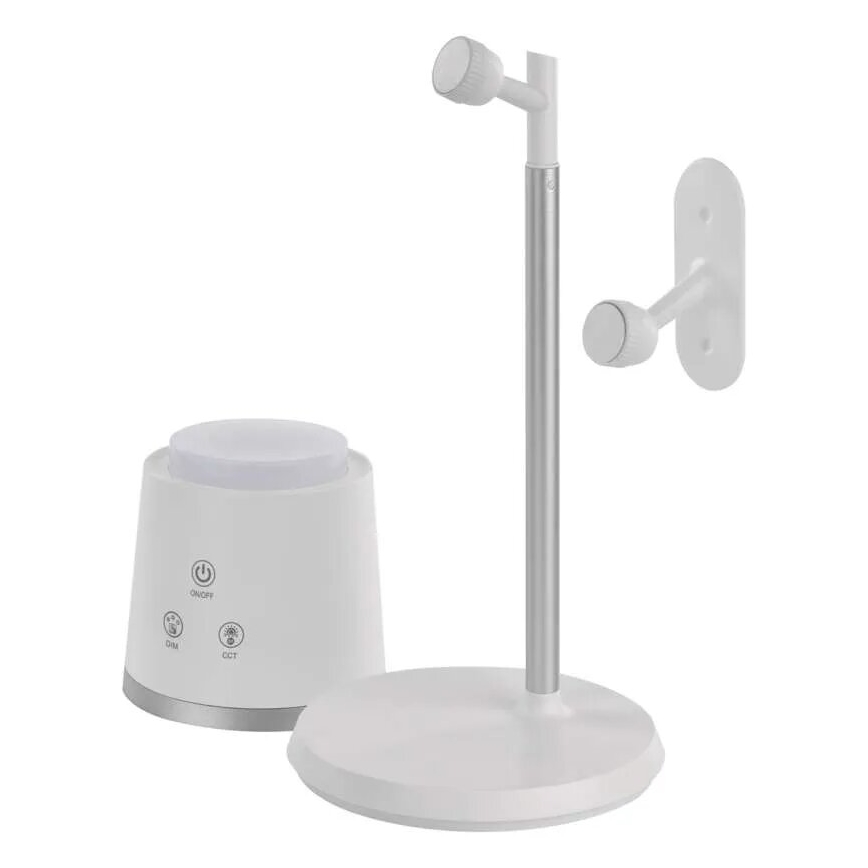 LED bordlampe dæmpbar og genopladelig 4-i-1 LED/6W/3,7V 3000K/4000K/6500K 1500mAh hvid