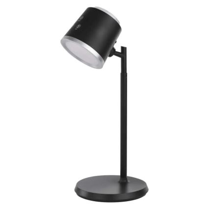 LED bordlampe dæmpbar og genopladelig 4-i-1 LED/6W/3,7V 3000K/4000K/6500K 1500mAh sort