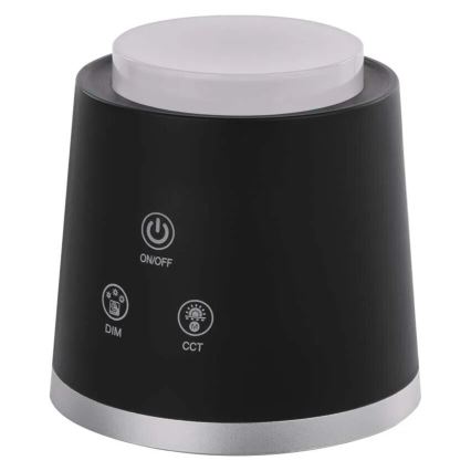 LED bordlampe dæmpbar og genopladelig 4-i-1 LED/6W/3,7V 3000K/4000K/6500K 1500mAh sort