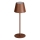LED Bordlampe dæmpbar og genopladelig INITA LED/1,2W/1800 mAh IP54 brun