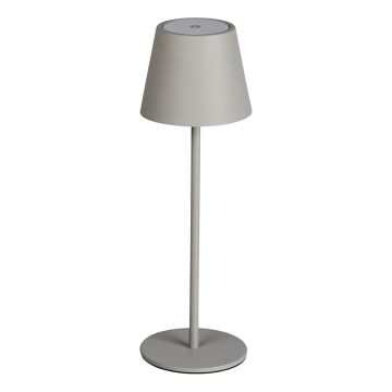 LED Bordlampe dæmpbar og genopladelig INITA LED/1,2W/1800 mAh IP54 grå