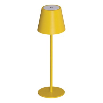 LED Bordlampe dæmpbar og genopladelig INITA LED/1,2W/1800 mAh IP54 gul