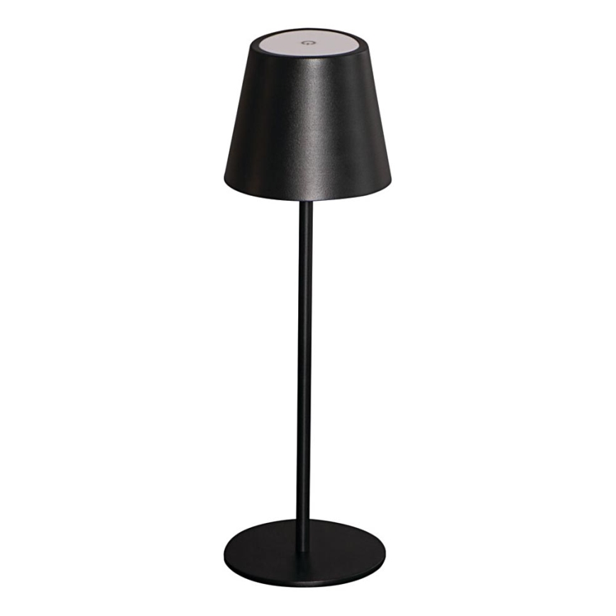 LED Bordlampe dæmpbar og genopladelig INITA LED/1,2W/1800 mAh IP54 sort