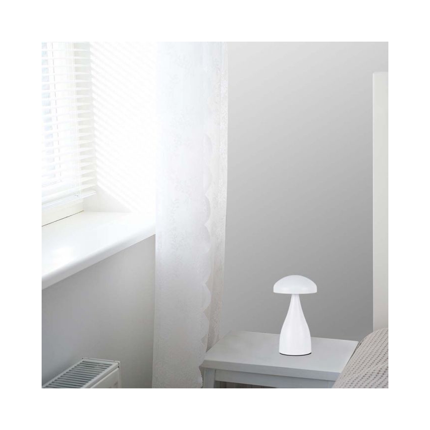 LED Genopladelig bordlampe m. touch-funktion dæmpbar LED/1W/5V 3000-6000K 1800 mAh hvid