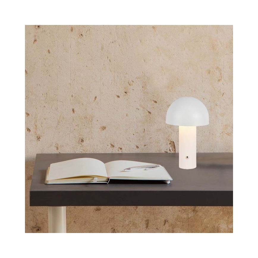 LED Genopladelig bordlampe m. touch-funktion dæmpbar LED/1W/5V 3000-6000K 1800 mAh hvid