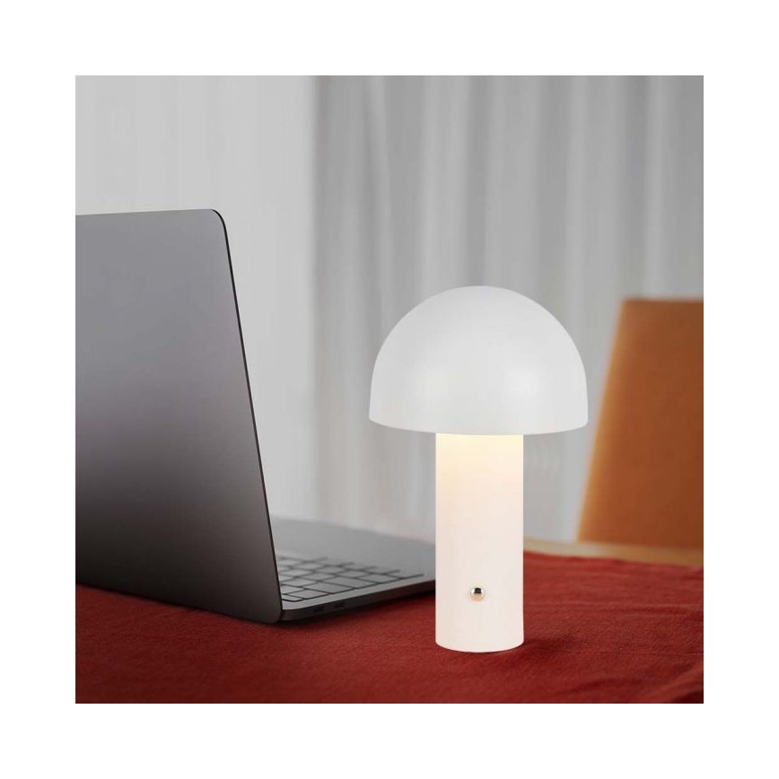 LED Genopladelig bordlampe m. touch-funktion dæmpbar LED/1W/5V 3000-6000K 1800 mAh hvid