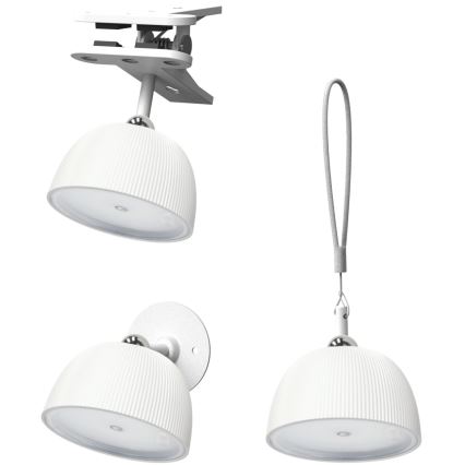 LED Bordlampe dæmpbar og genopladelig 04.01.2001 LED/3,5W/5V 3000/4000/6500K IP54 1800 mAh hvid