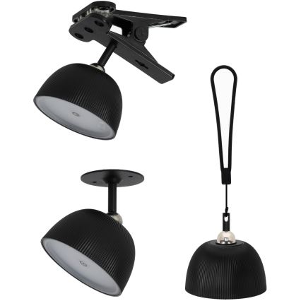 LED Bordlampe dæmpbar og genopladelig 04.01.2001 LED/3,5W/5V 3000/4000/6500K IP54 1800 mAh sort