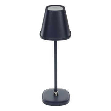 LED Bordlampe dæmpbar og genopladelig LED/3W/1800 mAh mørkeblå