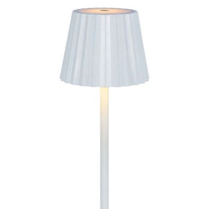 LED Genopladelig bordlampe m. touch-funktion dæmpbar LED/4W/5V 3000-6000K 1800 mAh hvid