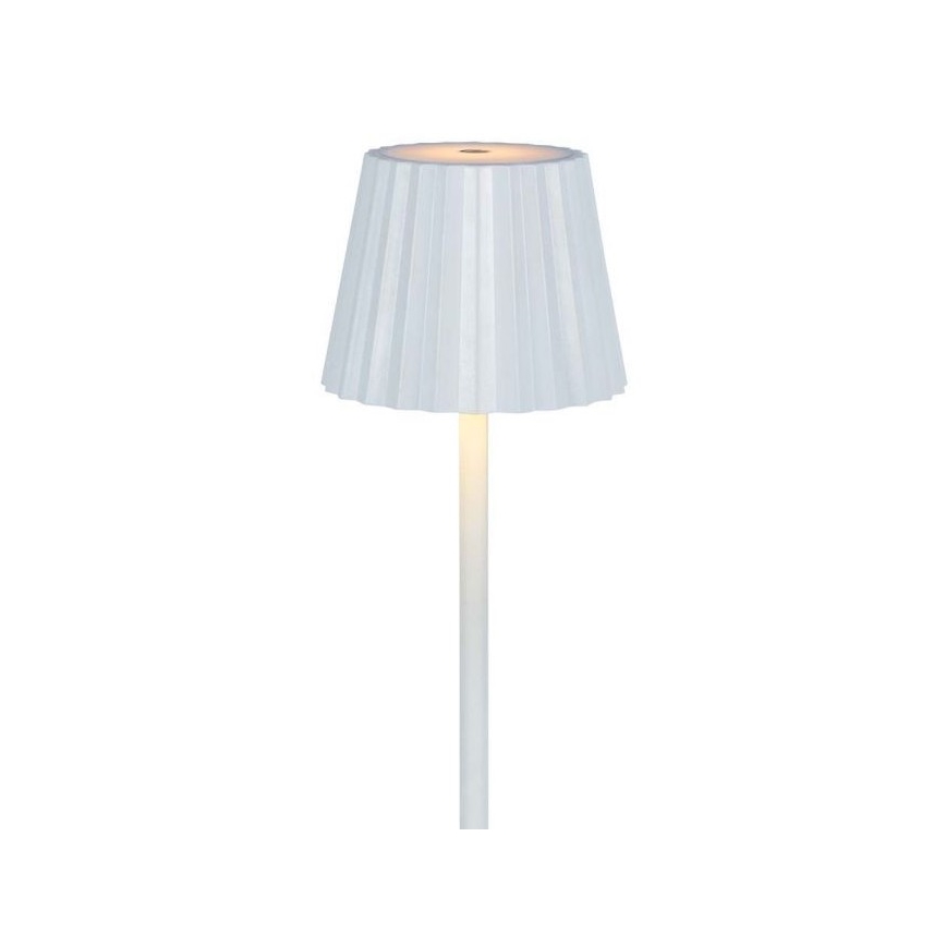 LED Genopladelig bordlampe m. touch-funktion dæmpbar LED/4W/5V 3000-6000K 1800 mAh hvid