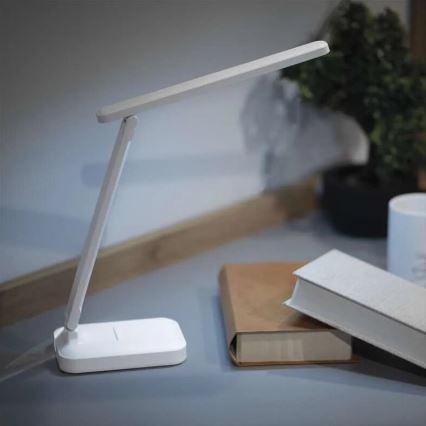 LED Bordlampe dæmpbar og genopladelig LED/5W/3,7V 3000K/4000K/6500K 800mAh hvid