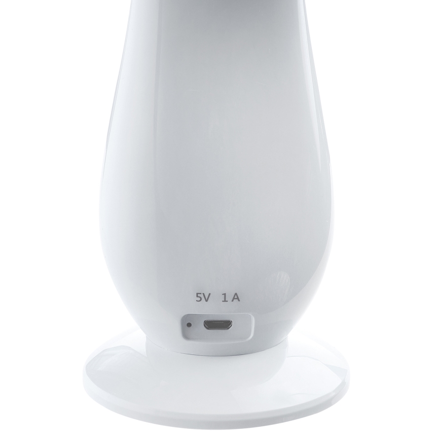 LED bordlampe dæmpbar og genopladelig LILLY LED/4W/5V 1200 mAh hvid