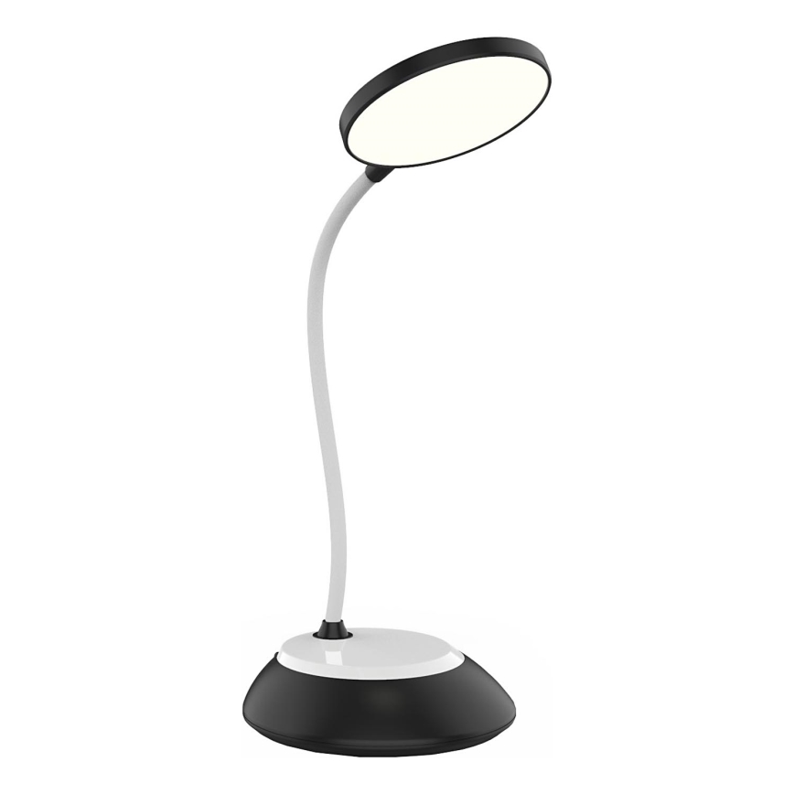 LED bordlampe dæmpbar og genopladelig VISUA LED/5W/5V 3000-5000K 1200 mAh sort