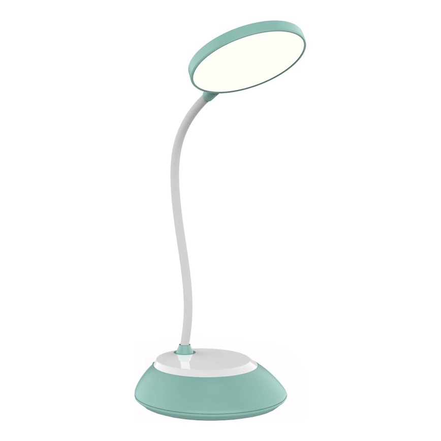 LED Bordlampe dæmpbar og genopladelig VISUA LED/5W/5V 3000-5000K 1200 mAh turkis