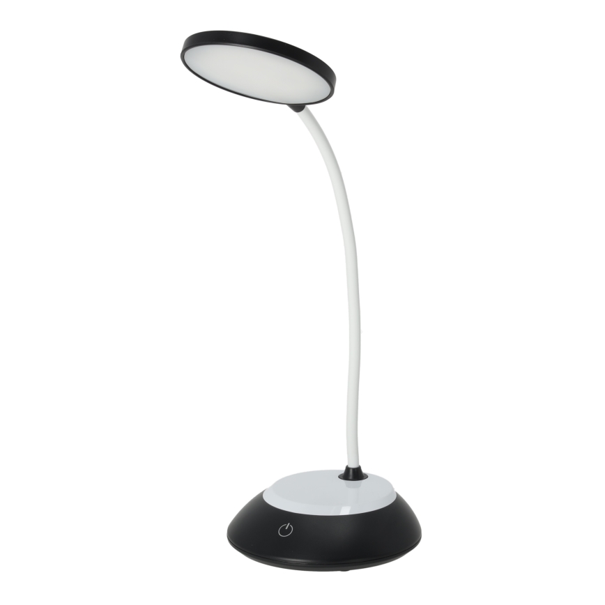 LED bordlampe dæmpbar og genopladelig VISUA LED/5W/5V 3000-5000K 1200 mAh sort