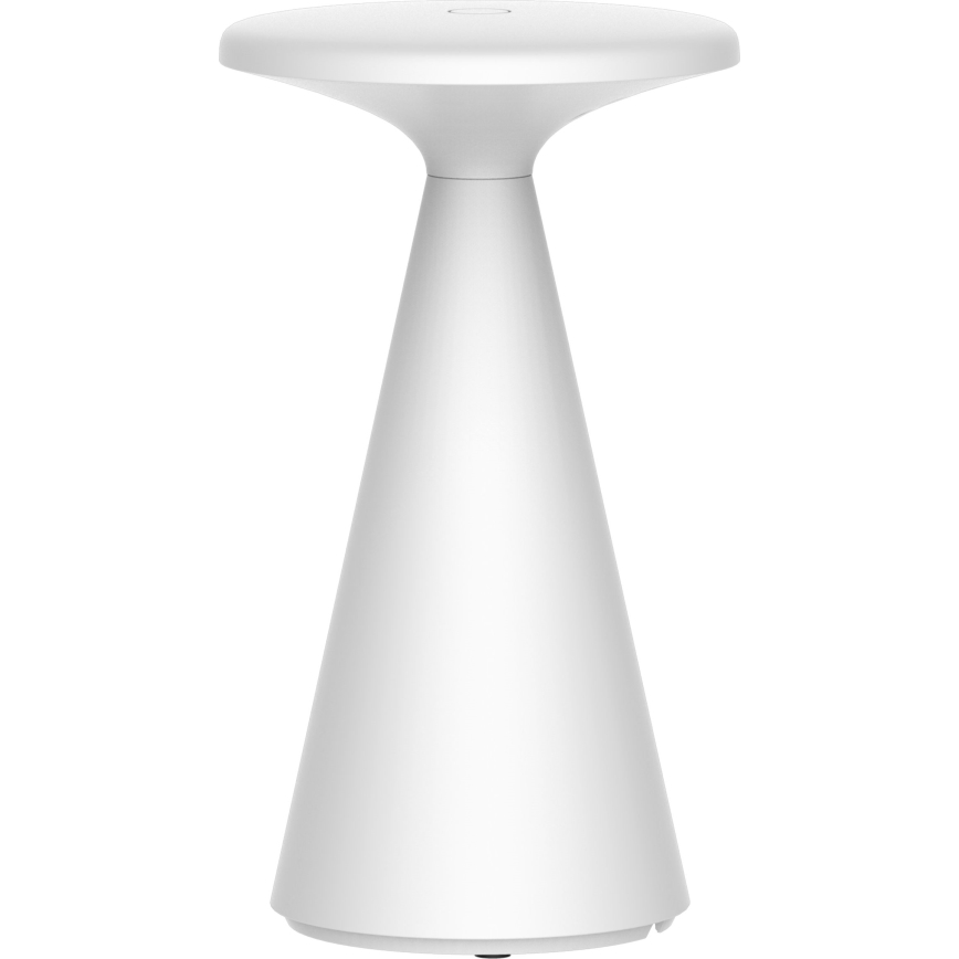 LED Dæmpbar touch-funktion udendørs bordlampe PAROS LED/1,8W/5V USB 1800 mAh IP44 hvid