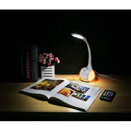 LED bordlampe dæmpbar RGB LED/7W/230V hvid